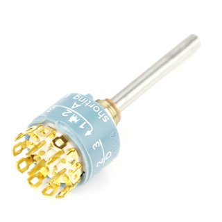 Elma Drehschalter Typ 01 L�t�sen 1 Ebene 4 x 3 Nicht-Kurzschlie�end 01-1434