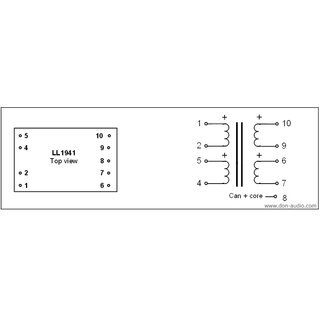 Lundahl LL1941 Armorphous Core Moving Coil Input Tranformer