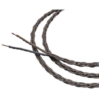 Braided KK-8PR speaker cable incl. SBAN banana, pure copper