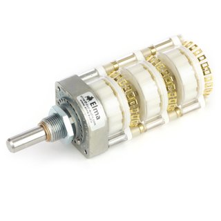 Elma Rotary switch Type 04 Eyelets, 3 Wafers 3 x 24,...