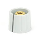 Elma Classic Collet Knob 28mm gray, glossy, indicator line