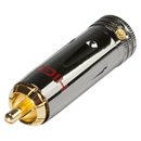 HICON HI-CM09-RED Cinch / RCA press connector 2-pl...