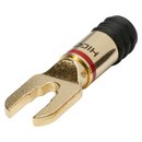 HICON Kabelschuh HI-CT05 vergoldeter Kontakt, rot