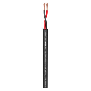 Sommercable Speaker Cable Meridian Mobile SP225 2 x 2,50 mm2, diameter 7,8mm, black