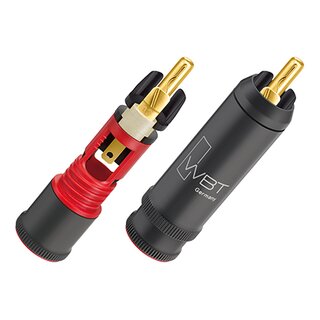 WBT RCA cinch cable connector WBT-0114 Cu Red