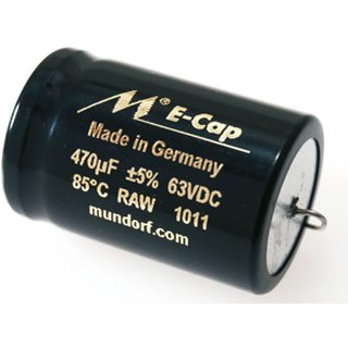 Mundorf ECap 63V AC RAW  Audio Electrolytic capacitor  Elko (bipolar & raw)