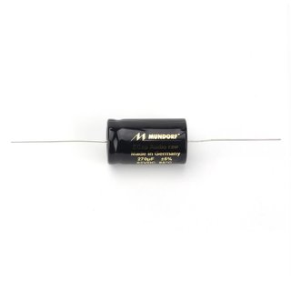 Mundorf ECap AC RAW  Audio Electrolytic capacitor  Elko (bipolar & raw) 270 uF 5%, 63VDC