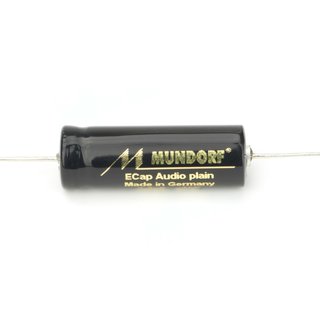 Mundorf ECap AC PLAIN  Audio Electrolytic capacitor  Elko (bipolar & glatt) 1,0 uF 5%, 70VDC