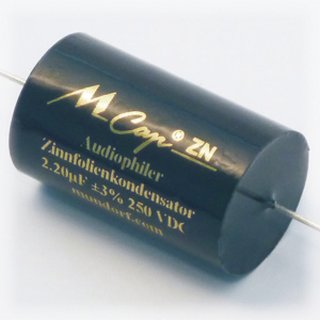 Mundorf MCap ZN Classic · Tin Foil Capacitor 2,7 uF ±3%, 100VDC