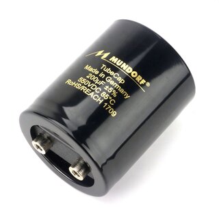 Mundorf TubeCap  200 uF 5%, 550VDC