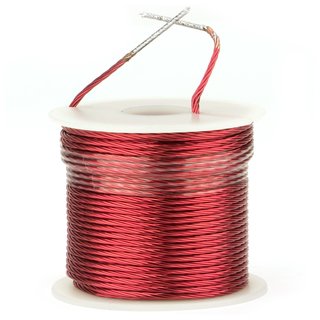 Mundorf MCoil Air-Core Coil LL  Copper-Stranded Wire 7*0,6mm baken lack 1,0 mH 3%, 0,27RDC Ohm