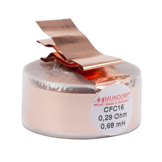 Mundorf MCoil Luftspule CFC  Kupferfolie 17*0,07mm (verbacken) 0,68 mH 2%, 0,29RDC Ohm