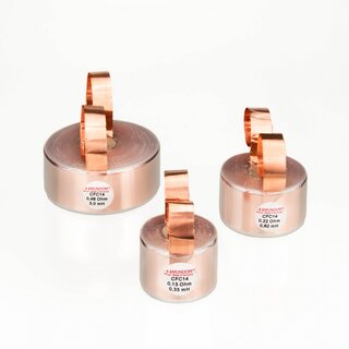 Mundorf MCoil Luftspule CFC Verbacken  Kupferfolie 28*0,07mm 1,2 mH 2%, 0,29RDC Ohm