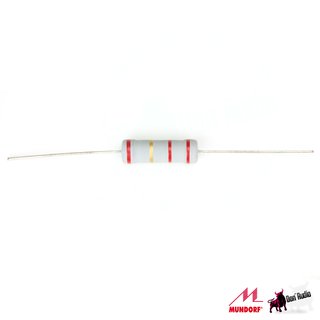 Mundorf MOX Resistor 5 Watt 0,47 2% Ohm, 8 * 24mm