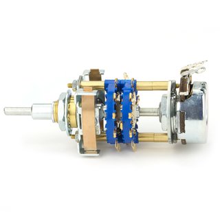 Modilog Classic Audio Rotary Switch, Concentric 3 x 6, 10K Lin, Non-Shorting, Module 1081