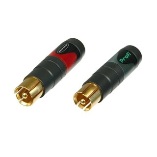 Neutrik NF2C-B/2 Phono (RCA) Profi Cable Connector Pair