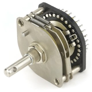 Classic British Black Audio Rotary Switch