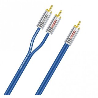 Subwoofer RCA Cinch Y-Kabel, 1 x 0,25 mm, HICON