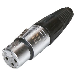 NEUTRIK NC3FX-SOM XLR-Kabelb. 3pol, velvet chrome