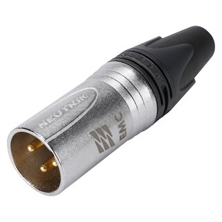 NEUTRIK NC3MXX-EMC-SOM XLR-Kabelst. 3pol, velvet chrome