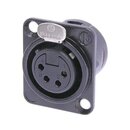 NEUTRIK NC4FDL1-B XLR-Receptacle 4-pol,