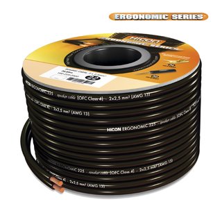 HICON Lautsprecherkabel, 2 x 2,50 mm Rolle 30m