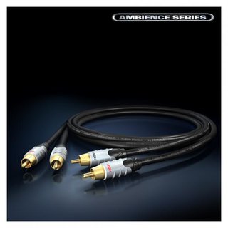 HICON Cinchkabel Paar RCA-Cinch, Phonokabel Ambience Series
