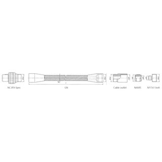 Neutrik GNS36 Goosenecks