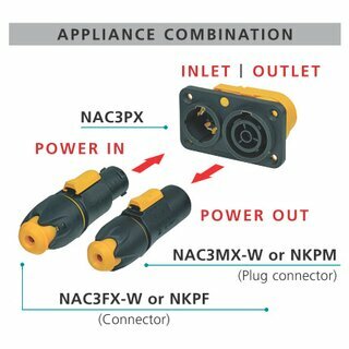 Neutrik NAC3PX powerCON TRUE1 Einbausteckverbinder
