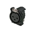 Neutrik NC3FBH2-B XLR Einbausteckverbinder