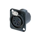 Neutrik NC4FD-LX-B XLR Chassis Connector