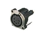 Neutrik NC5FBV-SW XLR Einbausteckverbinder