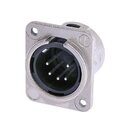 Neutrik NC5MDM3-L-1 XLR Chassis Connector