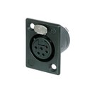 Neutrik NC6FP-B-1 XLR Chassis Connector