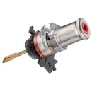 WBT Pole Terminal WBT-0710 Velours-Chromium Finish, Cu red