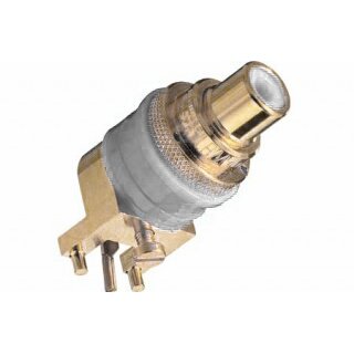 WBT 24 Karat vergoldete RCA Cinch Platinenbuchse WBT-0234