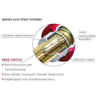 Neutrik NP2X-AU-SILENT Professionelle 6.35 mm Klinkenstecker silentPLUG