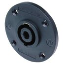 Neutrik NL4MPR Speakon 4 pole chassis connector, black...