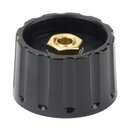 Elma Classic Collet Knob 28mm black, glossy, indicator line