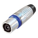 Neutrik NLT4MX Speakon 4 pole male cable connector, metal...